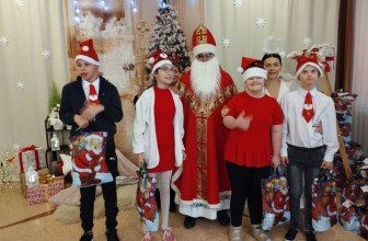 Wizyta Św. Mikołaja w Ośrodku - 2023